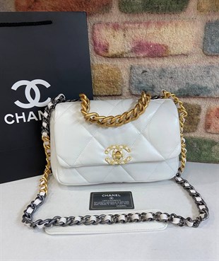 Chanel Classic Sedef Renk Çanta