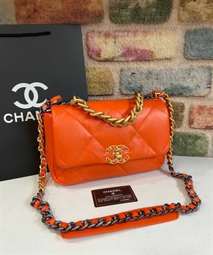 Chanel Classic Turuncu Renk Çanta